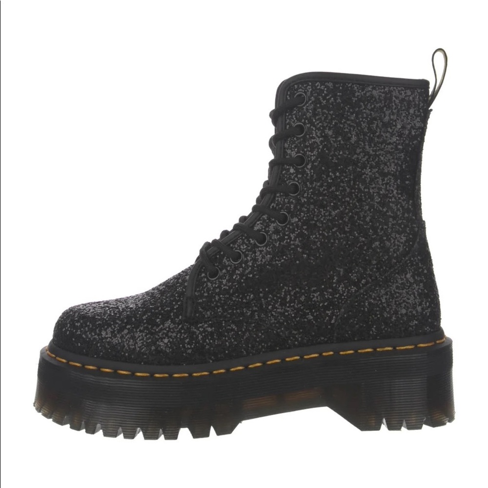 Dr. Marten Black Sparkly Boot